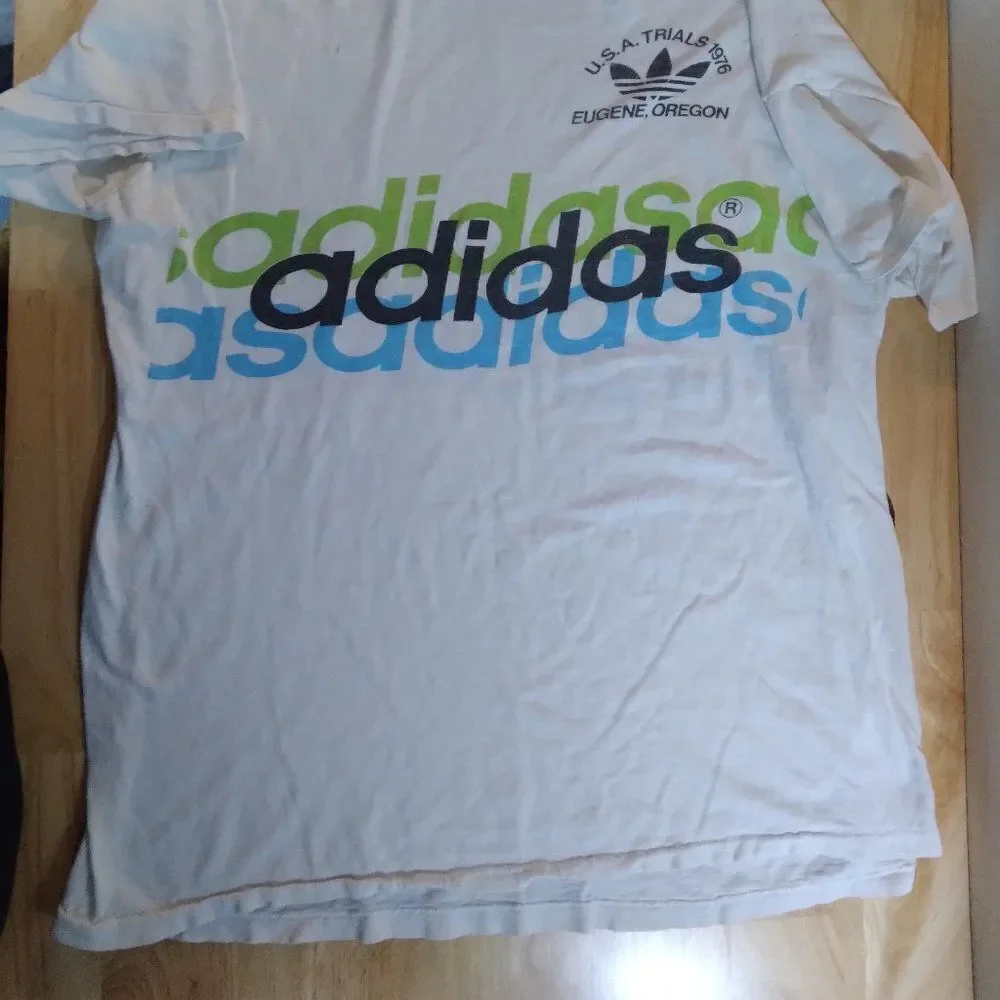 Vintage Adidas USA Trials 1976 Eugene T-Shirt